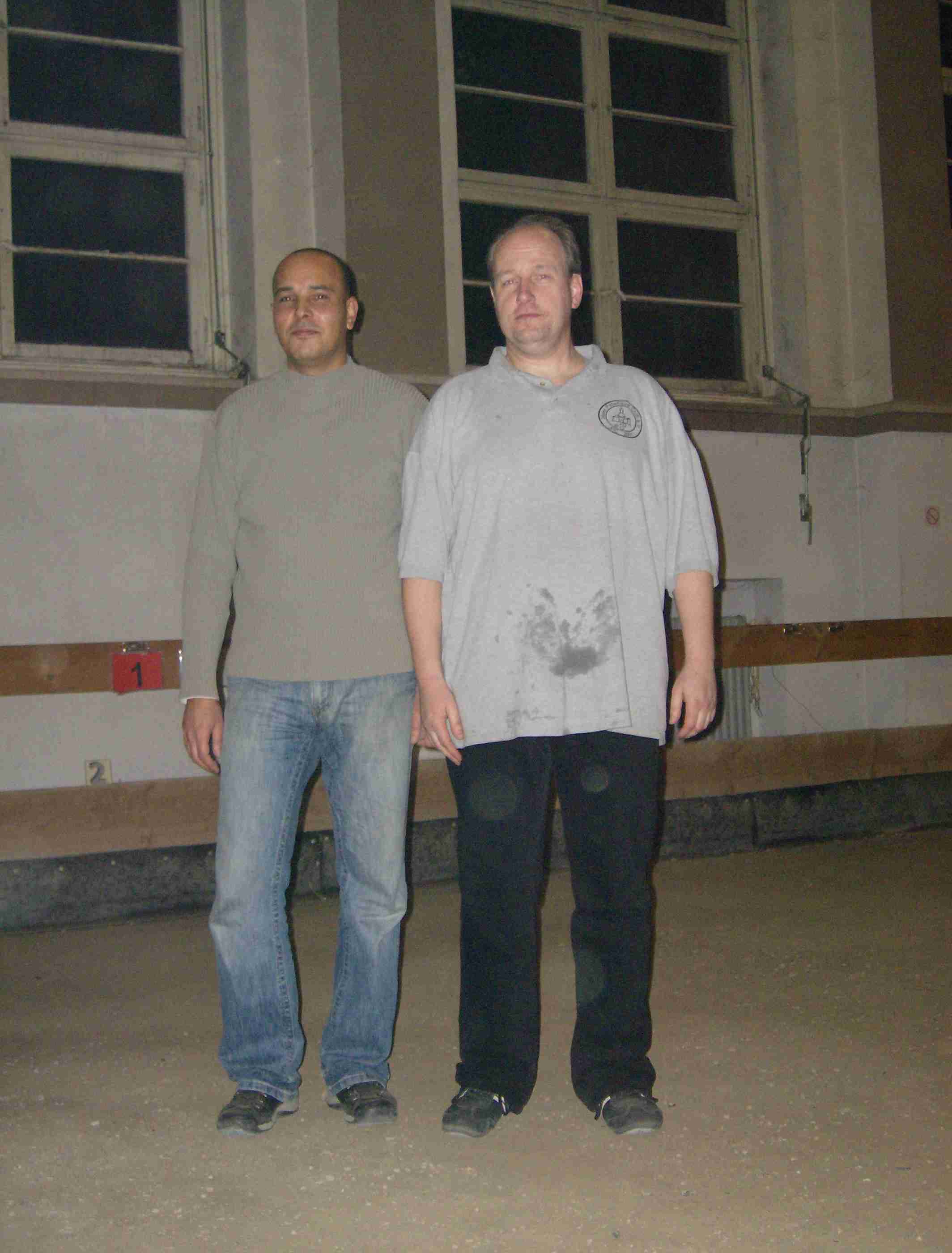 Tarek Iben Lahouel und Wilfried Falke